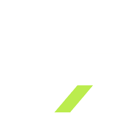 GRIDAEND symbol logo, white version for dark backgrounds